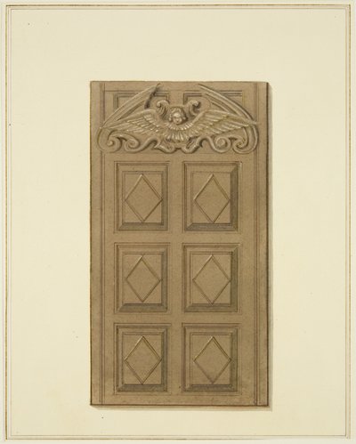 Porta à esquerda das instalações da Mereweather entre a Rua Nicholas e a Rua Corn (aguarela sobre papel) de Thomas Leeson the Elder Rowbotham