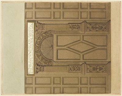Porta Interior da Grande Sala da Casa da Moeda, agora Hospital São Pedro (aguarela sobre papel) de Thomas Leeson the Elder Rowbotham