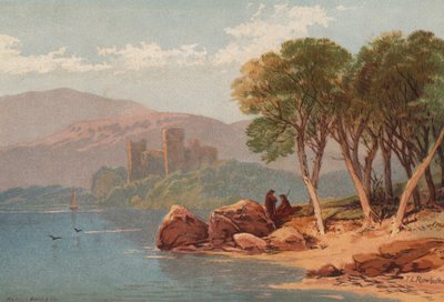 Escócia, Loch Ness (cor litho) de Thomas Leeson the Elder Rowbotham