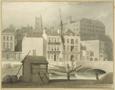 A Ponte de Pedra na Cabeça do Cais (St Giles