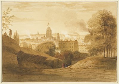 Vista da Bath Road, perto do Wells, Totterdown de Thomas Leeson the Elder Rowbotham