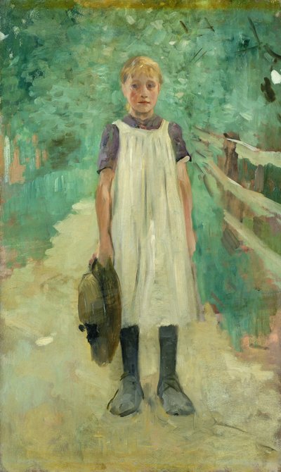 Uma Farmgirl, 1895 de Thomas Ludwig Herbst