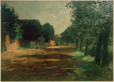 Rua da vila em Siethwende de Thomas Ludwig Herbst