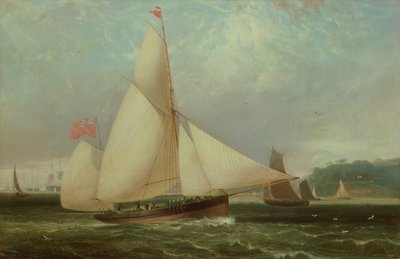 O 12º Duque de Norfolks Yacht Arundel de Thomas Luny