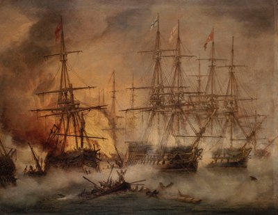 Batalha de Navarino, 20 de outubro de 1827 de Thomas Luny