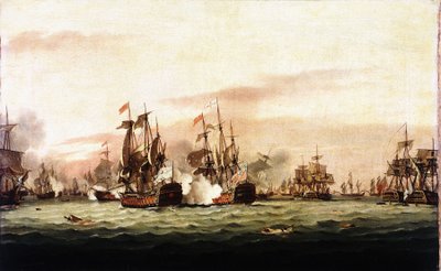 A batalha dos santos de Thomas Luny