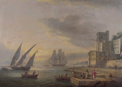 A Baía de Nápoles de Posillipo, c.1829 de Thomas Luny