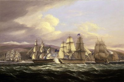 O cerco de Toulon de Thomas Luny