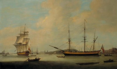 O navio dos EUA Granville &39;em Deptford de Thomas Luny