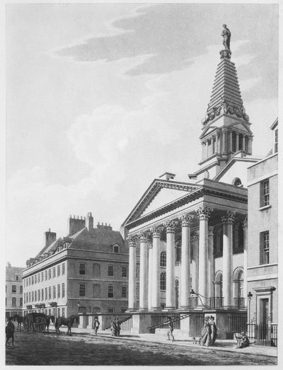 St Georges Bloomsbury, 1799 de Thomas Malton Jnr.
