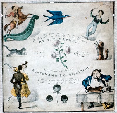 Brochura de instruções para um Fantascope, 1833. de Thomas Mann Baynes