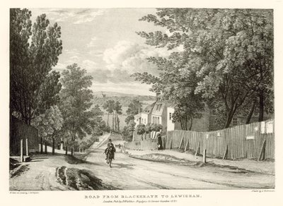 Estrada de Blackheath para Lewisham, Londres de Thomas Mann Baynes