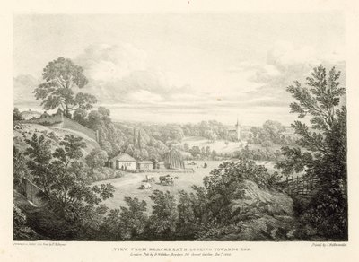 Vista, de, Blackheath, olhar, direção, lee, londres de Thomas Mann Baynes