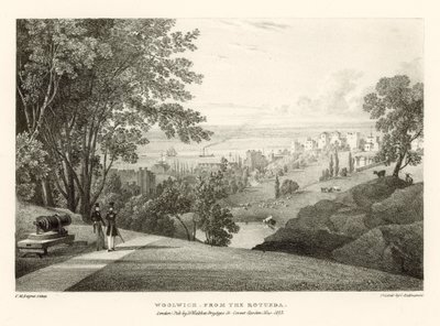 Woolwich da rotunda, Londres de Thomas Mann Baynes