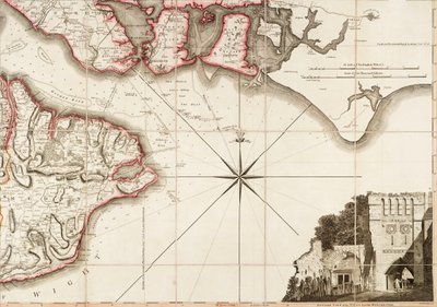 Hampshire ou o condado de Southampton, incluindo a Ilha de Wight de Thomas Milne