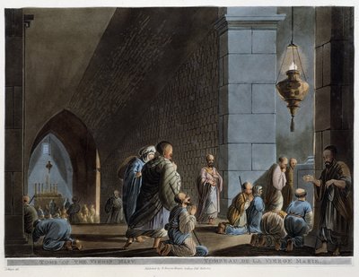Túmulo da Virgem Maria. Em “” Visualizações no Egito” de Thomas Milton