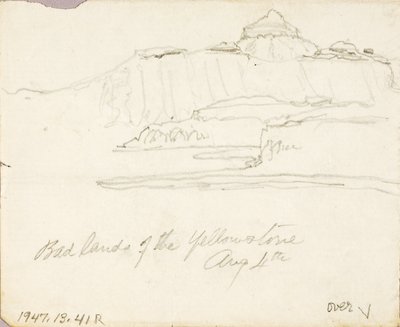Terras más do Yellowstone de Thomas Moran