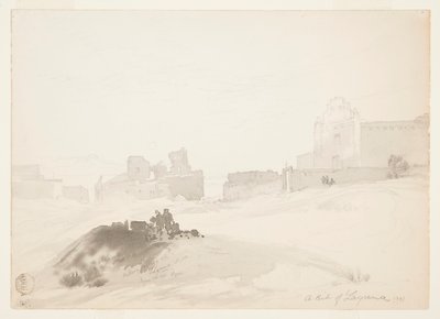 Assar cerâmica em Laguna, Novo México de Thomas Moran