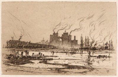 Communipaw, N.J. de Thomas Moran