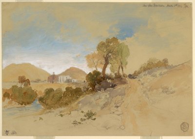 Desenho, perto de São Francisco, México, 1 de março de 1883 de Thomas Moran