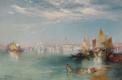 Grande Canal, Veneza, 1901 de Thomas Moran