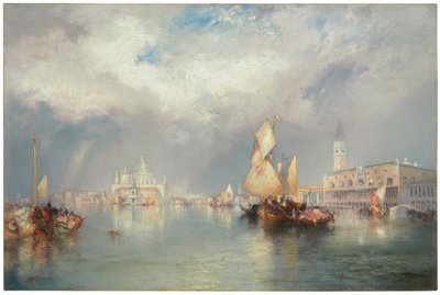 Grande Canal, Veneza, 1905 de Thomas Moran