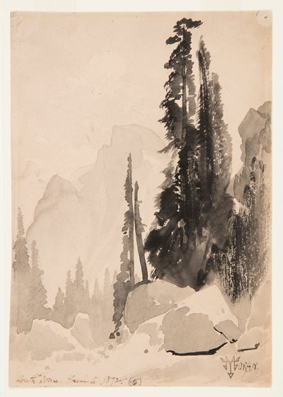 Meia Cúpula, Yosemite de Thomas Moran