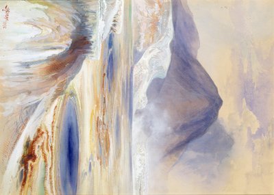 Mammoth Hot Springs, Yellowstone, 1872. de Thomas Moran