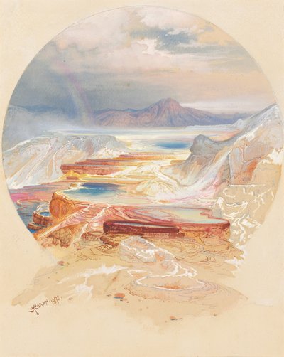 Terraço Minerva, Yellowstone de Thomas Moran