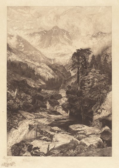 Montanha da Santa Cruz, Colorado de Thomas Moran