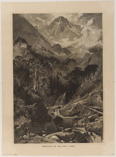 Montanha da Santa Cruz, Colorado de Thomas Moran