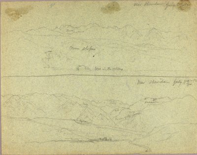Perto de Sheridan, 3 de julho de 1892 de Thomas Moran