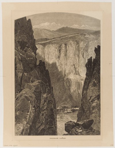 Palisade Ca ~ non de Thomas Moran