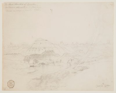 As Terras Ruins de Dakota de Thomas Moran