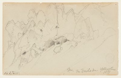 A Cova do Diabo, Yellowstone de Thomas Moran