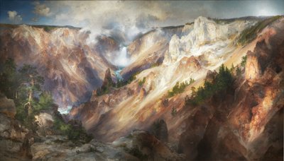 O Grand Canyon de Yellowstone de Thomas Moran