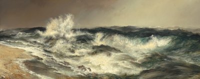 O mar muito retumbante de Thomas Moran
