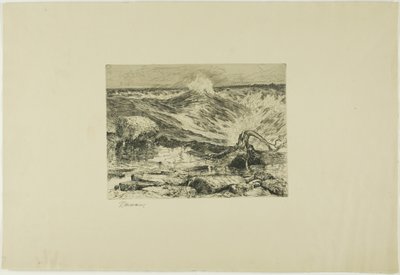 Os rápidos acima de Niagara de Thomas Moran
