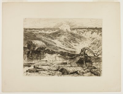 Os rápidos acima de Niagara de Thomas Moran
