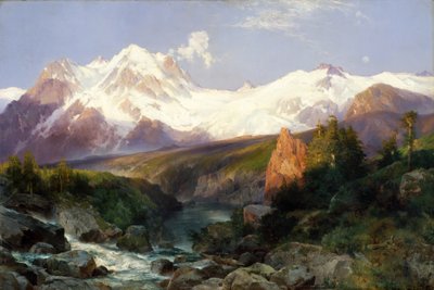 O intervalo de Teton, 1897 de Thomas Moran