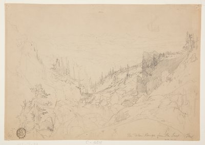 A Cordilheira Teton do Leste de Thomas Moran