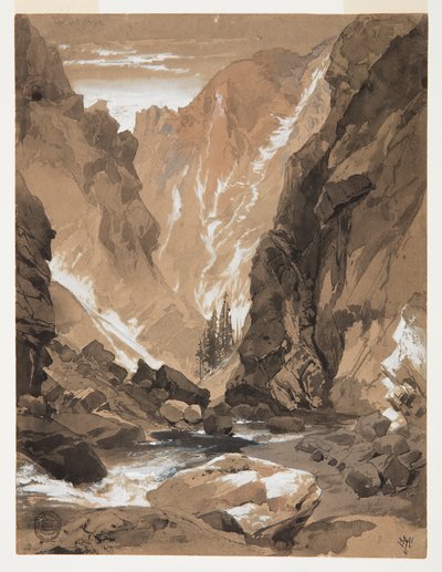 Toltec Gorge, Colorado de Thomas Moran
