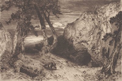 Crepúsculo no Arizona de Thomas Moran