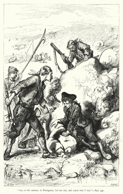 Ilustração para Gullivers Travels de Jonathan Swift (gravura) de Thomas Morten