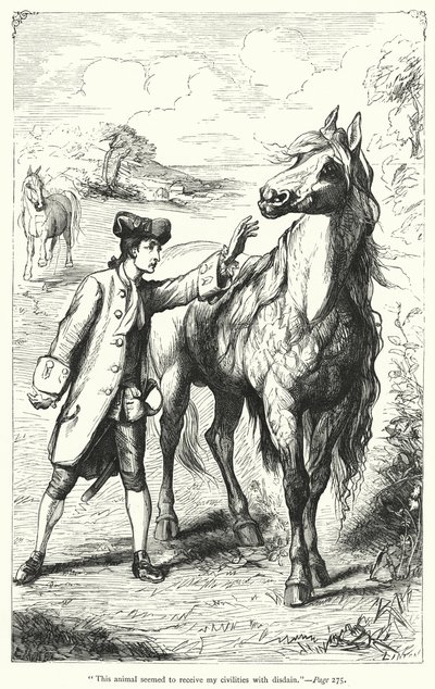 Ilustração para Gullivers Travels de Jonathan Swift (gravura) de Thomas Morten