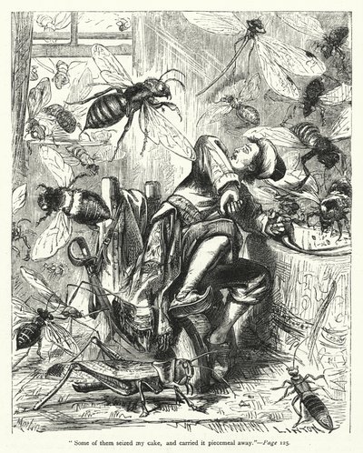 Ilustração para Gullivers Travels de Jonathan Swift (gravura) de Thomas Morten
