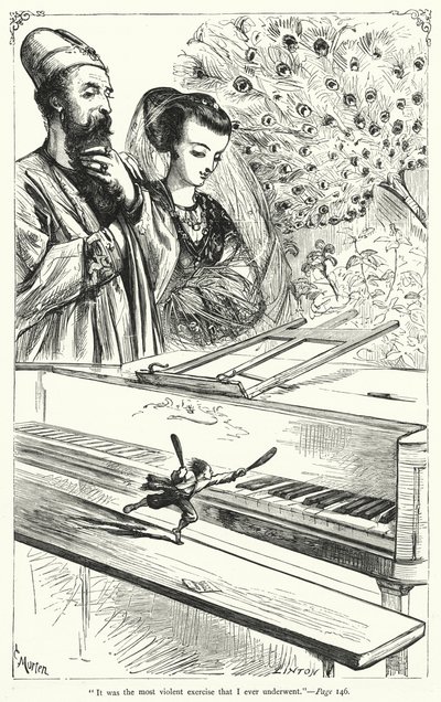 Ilustração para Gullivers Travels de Jonathan Swift (gravura) de Thomas Morten