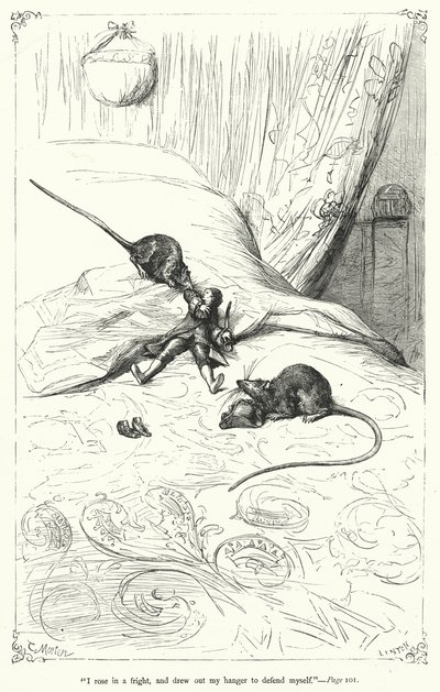 Ilustração para Gullivers Travels de Jonathan Swift (gravura) de Thomas Morten