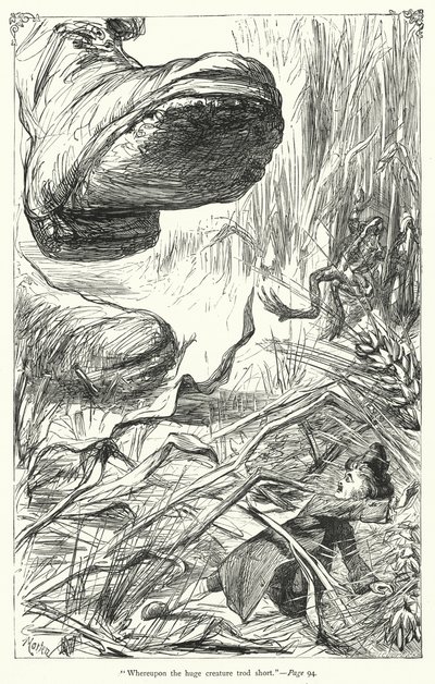 Ilustração para Gullivers Travels de Jonathan Swift (gravura) de Thomas Morten