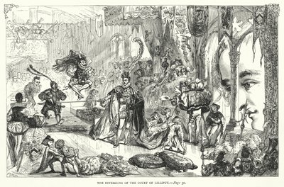 Ilustração para Gullivers Travels de Jonathan Swift (gravura) de Thomas Morten